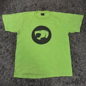 Vintage 90s Green Thundercats T-shirt On Changes Tag Size Large